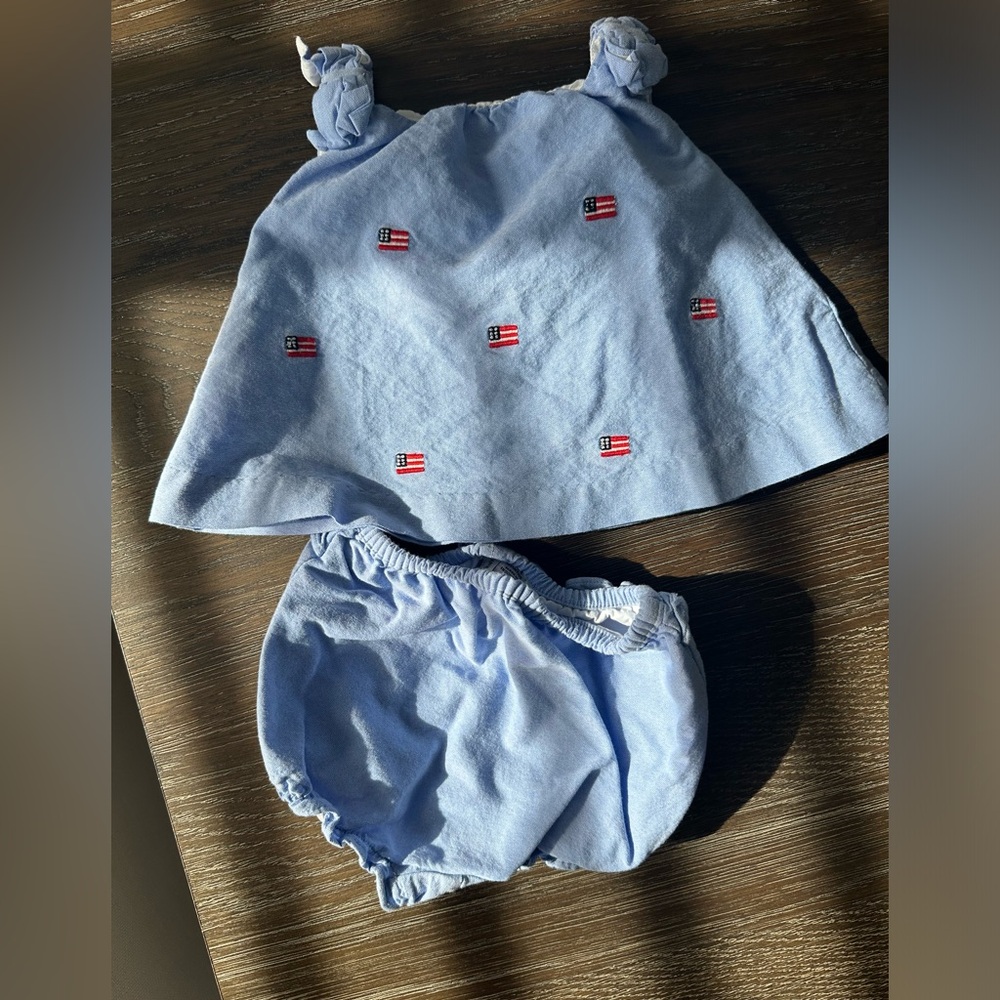 Janie and Jack American Flag Set